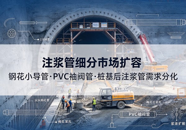 巴州注浆管细分市场扩容，隧道钢花小导管、PVC 袖阀管、桩基后注浆管需求分化