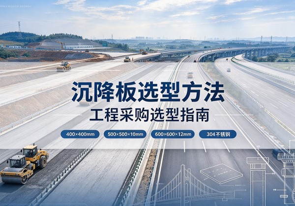 巴州沉降板选择方法